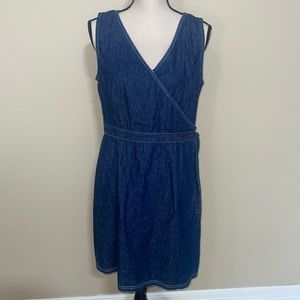 Denim Dress French Cuff